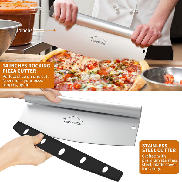 Pizza Peel 12 x 14 Inch Aluminum Metal Pizza Paddle