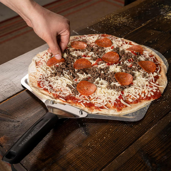 Pizza Peel, Silver & Black